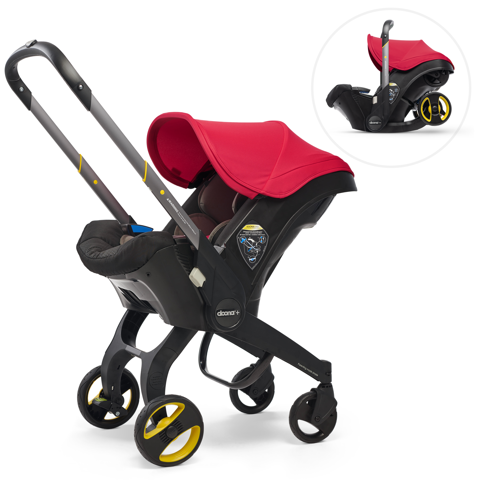 DOONA [9月30日まで ] Buy Doona - Infant Car Seat - Flame Red Online | Mumzworld